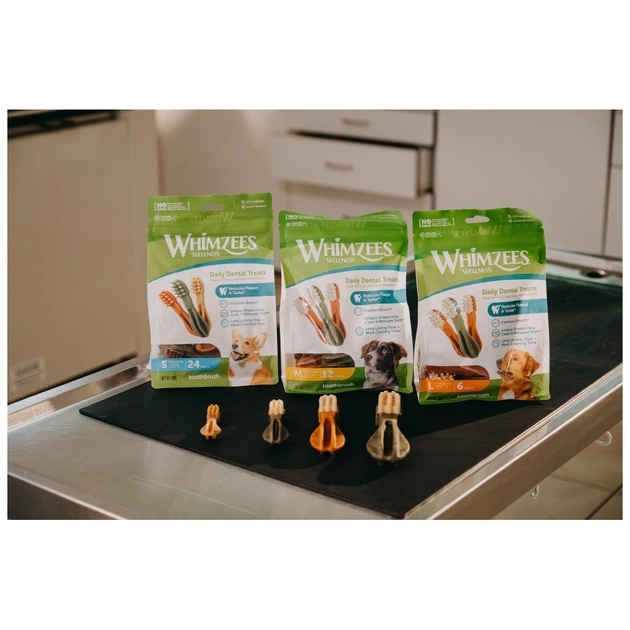 Лакомство для собак Whimzees Toothbrush S 24 шт (8718627750667) - изображение 6