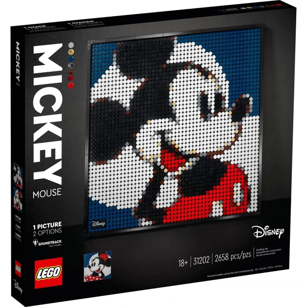 Конструктор LEGO Art Діснеївський Мікі Маус 2658 деталей (31202) - зображення 1