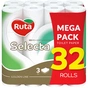 Туалетний папір Ruta Selecta 3 шари 32 рулона (4820202892687) - зменшене зображення 1