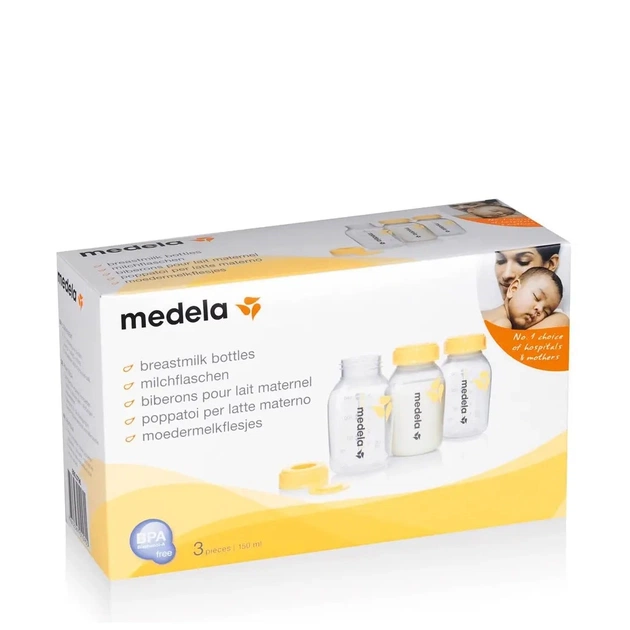 Набір для годування новонароджених Medela пляшечок для збору і зберігання грудного молока 3 шт х 150 мл (800.0796) - picture 3