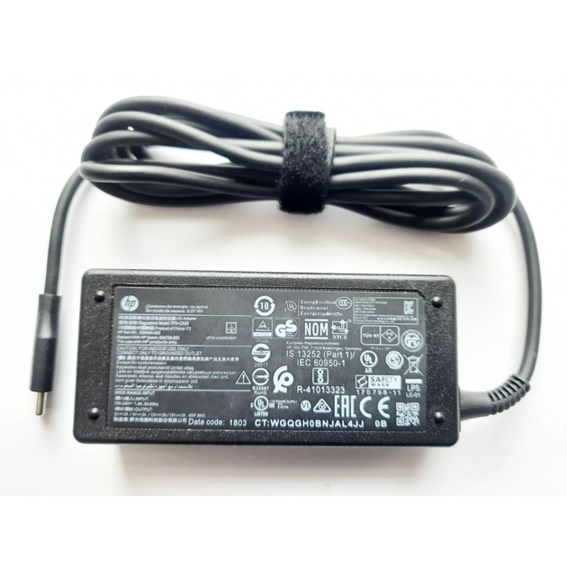 Блок питания к ноутбуку HP 45W TPN-CA08 15V, TYPE-C (A40335) - изображение 1
