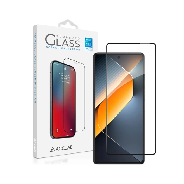 Скло захисне ACCLAB Full Glue Tecno Pova 6 Pro Black (1283126593239) - зображення 1