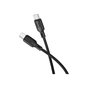 Дата кабель USB-C to USB-C 2.0m 60W Lenny silicone BX113 black BOROFONE (6941991115516) - уменьшенное изображение 3