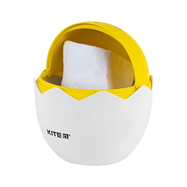 Кошик для паперів Kite Настільний контейнер для сміття, жовтий (K24-009-3) - picture 4