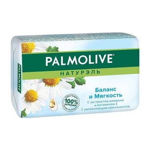 Тверде мило Palmolive Натурель Баланс і м'якість з екстрактом ромашки і вітаміном Е 150 г (8693495052788) зображення 1