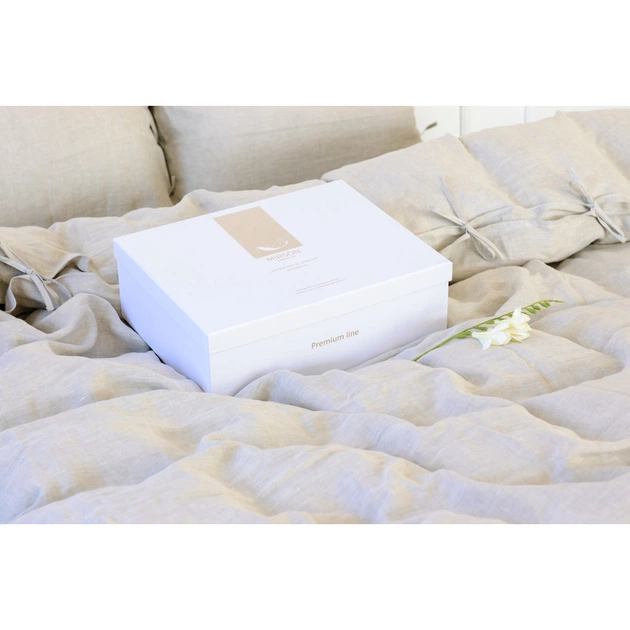 Постельное белье MirSon Лен Grey sky 175х210 (2200005371091) - изображение 7