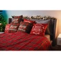 Плед Ardesto Christmas Fleece 130x160см, 100% поліестер, клітинка, червоний (ART0717PB) - зменшене зображення 7