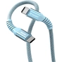 Дата кабель USB-C to USB-C 1.2m Magnetic 60W blue Verbatim (31852) - уменьшенное изображение 2