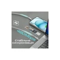 Дата кабель USB-C to USB-C 1.2m 60W PD FletchLink-CC grey Promate (fletchlink-cc.grey) - уменьшенное изображение 5