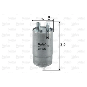 Фільтр паливний Valeo 587543 зображення 1