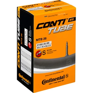 Велосипедна камера Continental MTB 26"x1.75-2.5 47-559 / 62-559 RE PR42mm (181631) зображення 1