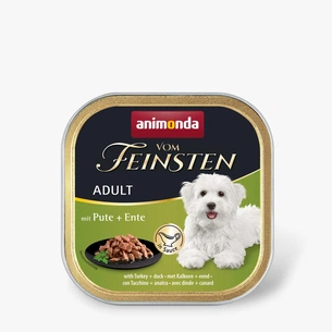 Консерви для собак Animonda Vom Feinsten Adult with Turkey + duck 150 г (4017721823104) зображення 1