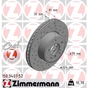 Гальмівний диск ZIMMERMANN 150.3407.52 - зменшене зображення 1