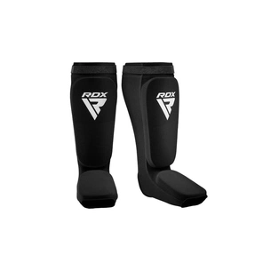 Захист гомілки і стопи RDX Shin Instep Foam Black/White XL (HYP-SIBW-XL) зображення 1