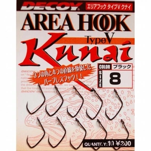 Гачок Decoy Area Hook V Kunai 08 (10 шт/уп) (1562.01.66) зображення 1