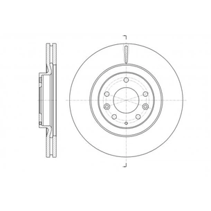 Гальмівний диск REMSA 61638.10 зображення 1