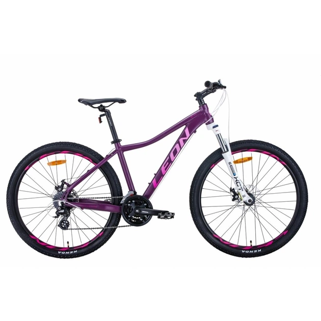 Велосипед Leon 27.5" XC-LADY AM Hydraulic lock out DD рама-16.5" Al 2020 сливовий (OPS-LN-27.5-051) - изображение 1