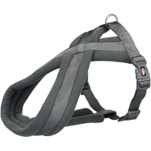 Шлея для собак Trixie Premium туристична M-L 50-80 см/25 мм графітова (4053032021839) зображення 1