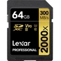 Карта пам'яті Lexar 64GB SDXC class 10 UHS-II 2000x Professional (LSD2000064G-BNNNG) - зменшене зображення 1