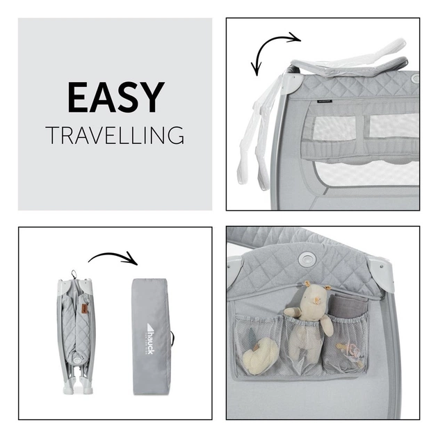 Дитячий манеж Hauck Play N Relax Quilted Grey (60011-5) - зображення 4