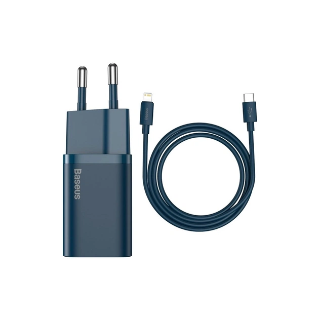 Зарядний пристрій Baseus Super Si 1C Blue (TZCCSUP-B03) - зображення 1