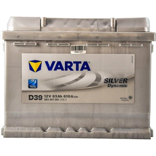 Акумулятор автомобільний Varta Silver Dynamic 63Аh (563401061) зображення 1