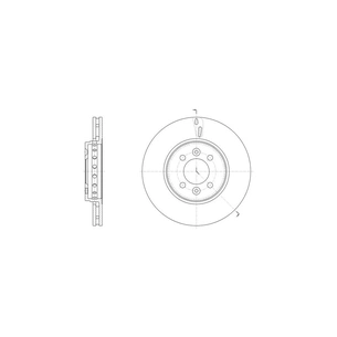 Гальмівний диск REMSA 61499.10 зображення 1