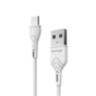 Дата кабель USB 2.0 AM to USB-C 2.0m 2.4A white Grand-X (PC-02W) - зменшене зображення 1