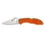 Ніж Spyderco Delica 4 Flat Ground Orange (C11FPOR) - зменшене зображення 1