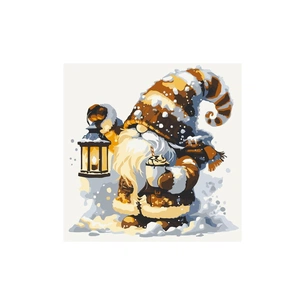 Картина по номерам ArtCraft Зимовий гномик 40х40 см (15127-AC) зображення 1