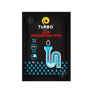 Засіб для прочищення труб TURBOчист Гранули 50 г (4823015909115) зображення 1