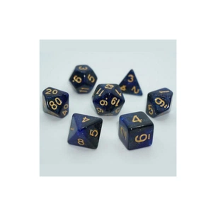 Набір кубиків для настільних ігор Games 7 Days Galaxy 7 Dice Set - Dark blue (7 шт.) (g7dgala02) зображення 1