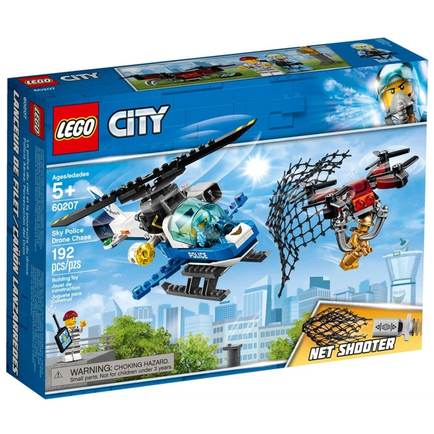 Конструктор LEGO City Повітряна поліція: переслідування 192 деталі (60207) - изображение 1