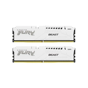 Модуль пам'яті для комп'ютера DDR5 32GB (2x16GB) 6000 MHz Beast White Kingston Fury (ex.HyperX) (KF560C36BWE2K2-32) зображення 1