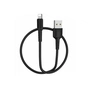 Дата кабель USB 2.0 AM to Lightning 1.0m 2A PVC BX16 black BOROFONE (6957531099512) - зменшене зображення 3