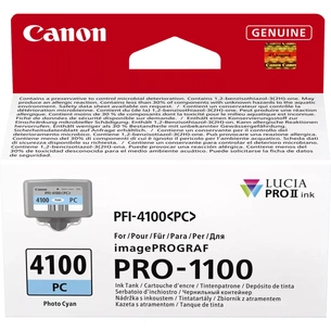 Картридж Canon PFI-4100 Photo Cyan (6781C001) зображення 1