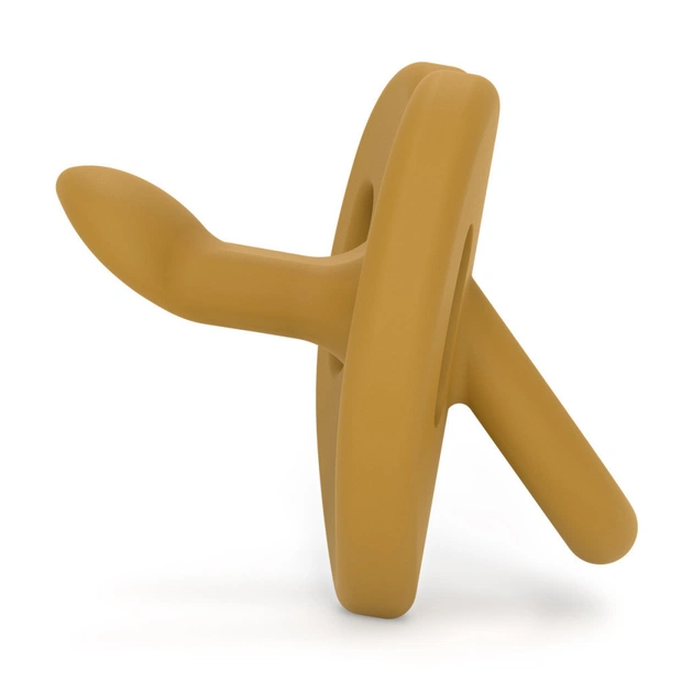 Пустушка Suavinex Colour Essence 0-6 міс, анатомічна силіконова, жовтий (308083) - picture 2