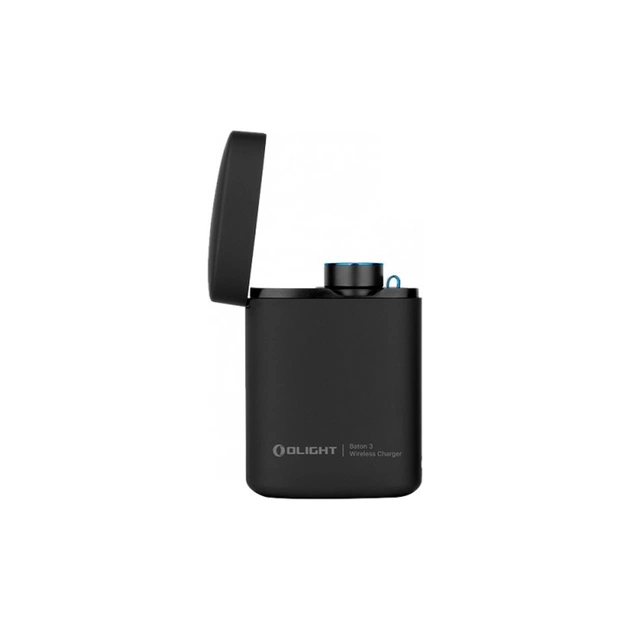Ліхтар Olight Baton 3 Premium Black + зарядна станція - зображення 1