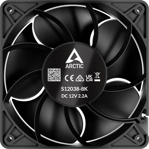 Кулер до корпусу Arctic S12038-8K 3-Pack (ACFAN00302A) - зображення 3