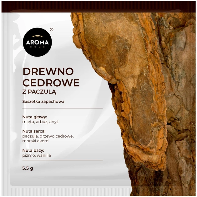 Ароматичне саше Aroma Home Кедрове дерево з пачулі (100223) - picture 1