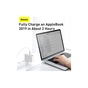 Дата кабель USB-C to USB-C 2.0m Cafule Metal PD 100W white Baseus (CATJK-D02) - зменшене зображення 10