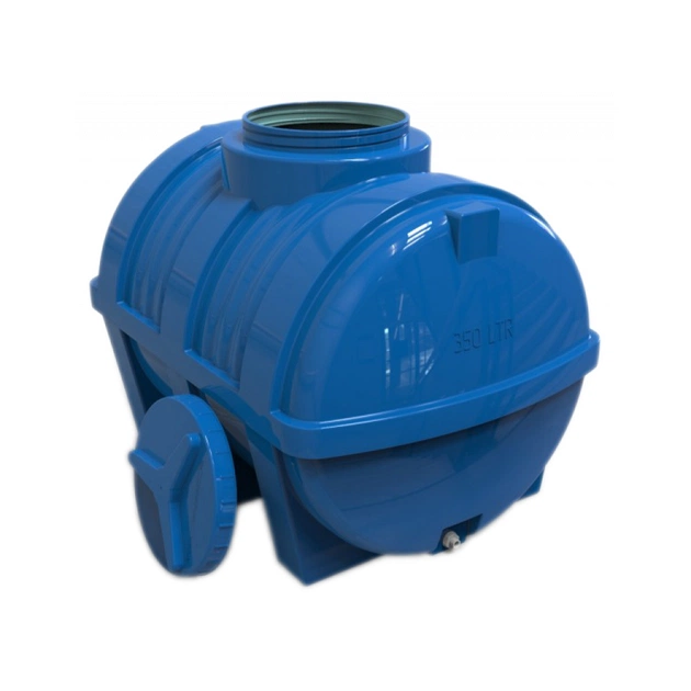 Ємність для води Рото Європласт горизонтальна харчова 350 л синя (10766) - picture 2