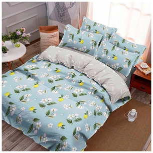 Постільна білизна MirSon Бязь Premium 17-0374 Flowers Євро (2200002668521) зображення 1