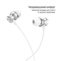 Навушники ColorWay 3.5 mm Wired Earphone UrbanBeat White (CW-WD03WT) - зменшене зображення 3