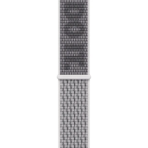 Ремінець до смарт-годинника Apple 45mm Nike Sport Loop Summit White/Black (MPJ03ZM/A) зображення 1