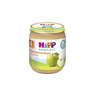 Дитяче пюре HiPP Organic Перше дитяче яблуко, 125 г (9062300134176) зображення 1