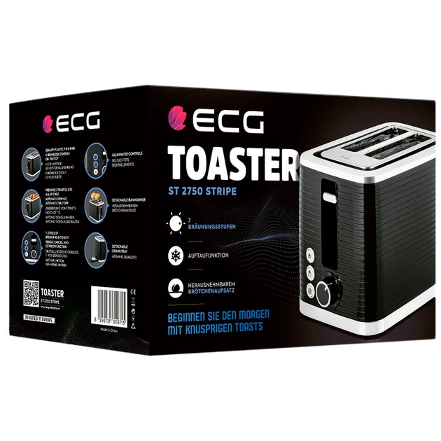 Тостер ECG ST 2750 Stripe - picture 11