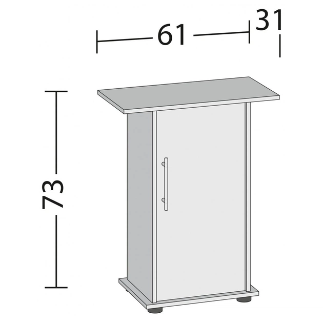 Підставка для акваріума Juwel Record 60/Primo 70 LED чорна 61х31х73 см (4022573553000) - picture 2