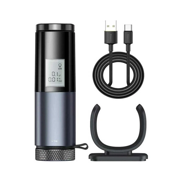 Алкотестер Baseus Digital Alcohol Tester Black (CRCX-01) - зображення 5