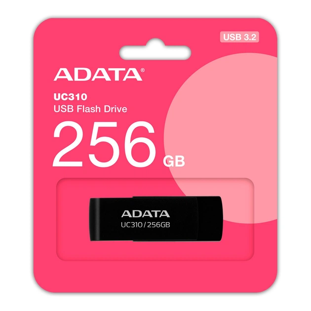 USB флеш накопичувач ADATA 256GB UC310 Black USB 3.0 (UC310-256G-RBK) - picture 4